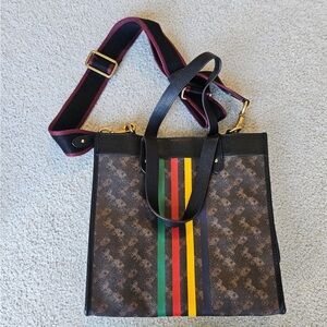 Coach x Hudson's Bay Company  Field Tote 30 Horse and Carriage Brown